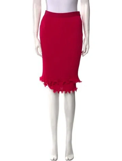 Pre-owned Givenchy Knee-length Skirt W/ Tags In Pink