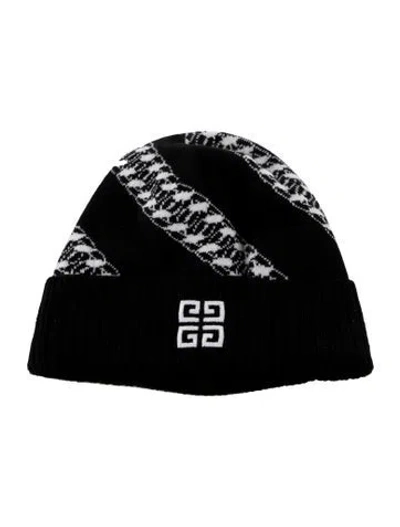 Pre-owned Givenchy Knit Beanie W/tags In Black