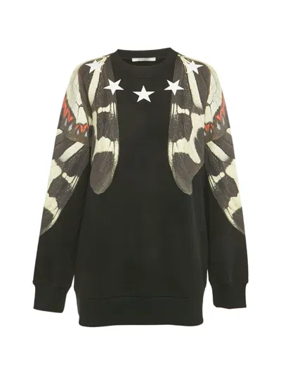 Pre-owned Givenchy Knit Butterfly Sweatshirt In Black