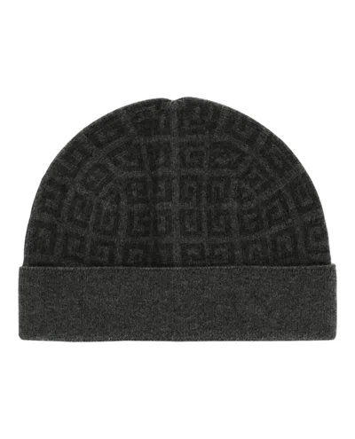 Givenchy Knit Double Face Beanie In Black