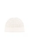 Givenchy All-over Logo Embroidered Knitted Beanie In Multicolour