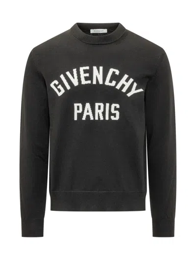 Givenchy Knit Mini Sweater In Black