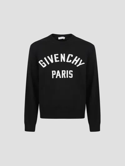 Givenchy Knit Mini Sweater In Black