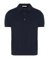 Givenchy Knit Short-sleeve Polo Shirt In Blue