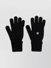 Givenchy Knit Texture Ribbed Cuffs Gloves