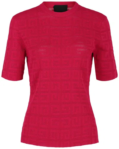 Givenchy Knit Top In Red