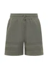 Givenchy Green Textured Shorts