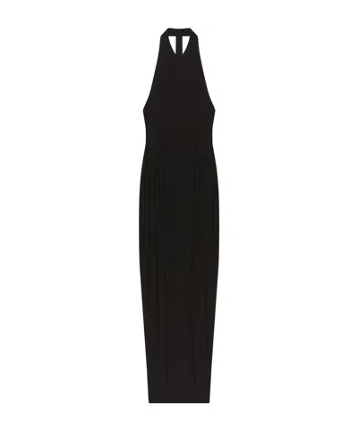 Givenchy Knitted Evening Dress In Black