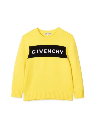 GIVENCHY KNITTED JUMPER GIVENCHY JACQUARD LOGO