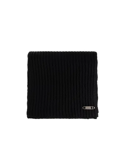 Givenchy Knitted Scarf In Black