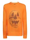 Givenchy Ceramics-print Crew-neck Jumper In Orange