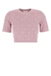 Givenchy Logo-embroidered Crewneck Sweater In Pink