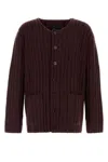 Givenchy Cashmere Cardigan With Front Pockets And Ribbed Texture In Red