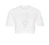 Givenchy Cropped Monogram Top In White