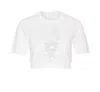 Givenchy Cropped Monogram Top In White
