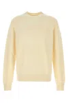 Givenchy Wool Crew Neck Sweater With Ribbed Cuffs In White