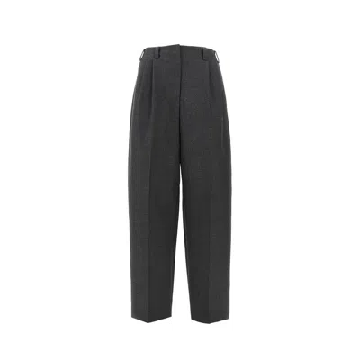 Givenchy L Pants With Double Pleat In Gray
