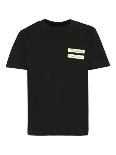 GIVENCHY LABEL-APPLIQUE T-SHIRT