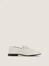 Givenchy Label Loafers In Patent Leather In White