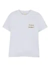 Givenchy Label-logo Short-sleeves T-shirt In White