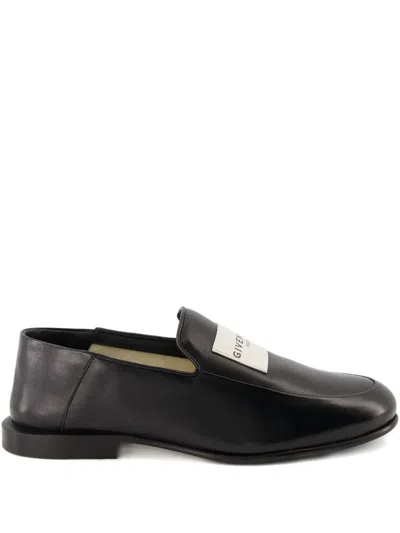 Givenchy Label-plaque Loafers In Black