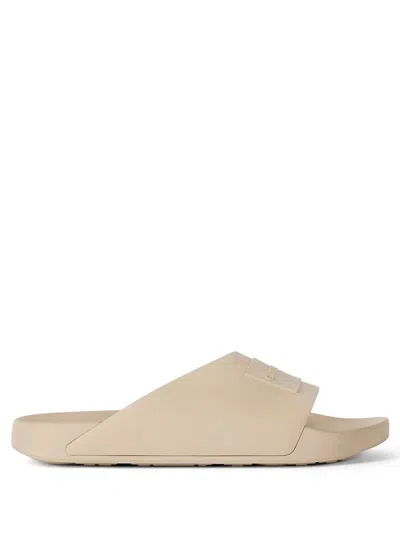 GIVENCHY GIVENCHY LABEL SLIDE MULES IN RUBBER