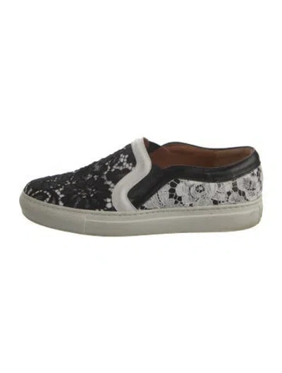 Pre-owned Givenchy Lace Lace Trim Embellishment Sneakers In Multi