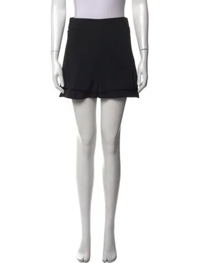 Pre-owned Givenchy Lace Mini Shorts In Black