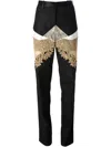 Givenchy Lace Panel Trouser In Multi