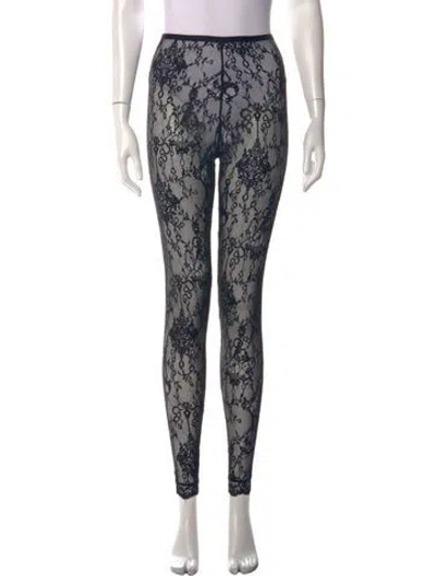 Pre-owned Givenchy Lace Pattern Skinny Leg Pants W/ Tags In Multicolor