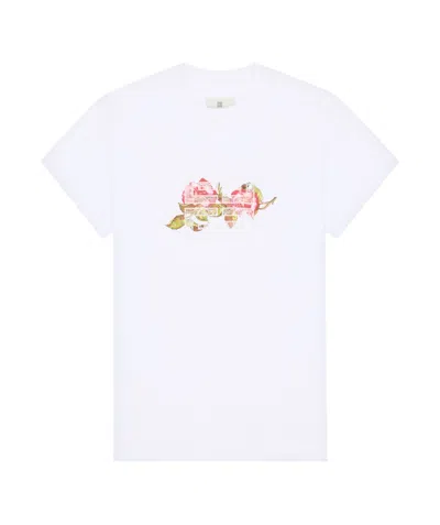 Givenchy Lace Printed Slim T-shirt In White
