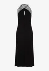 GIVENCHY LACE SLEEVELESS MIDI DRESS