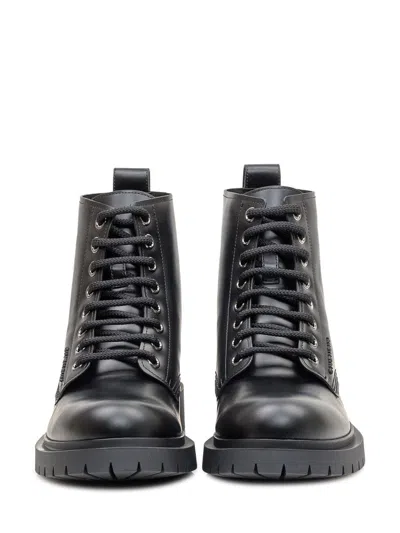 Givenchy Lace Up Boot In Black