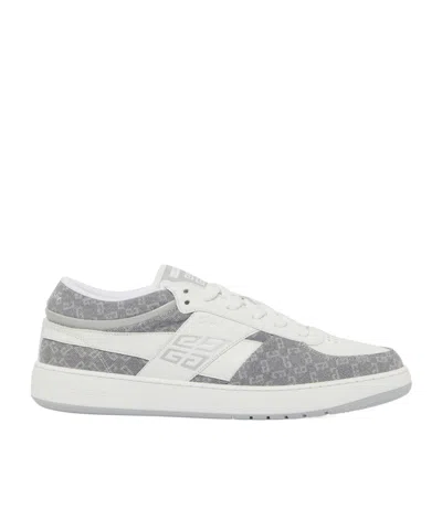 Givenchy G Move Monogram Low-top Sneakers In Grey/wht