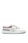 Givenchy G Move Sneakers In Mixed Leathers In White