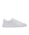 Givenchy Low Top Leather Sneakers With Perforated Detailing In White