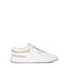 Givenchy G Move Sneakers In Mixed Leathers In White