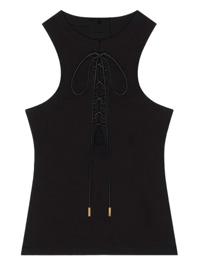 GIVENCHY LACE-UP STRAPPY TOP