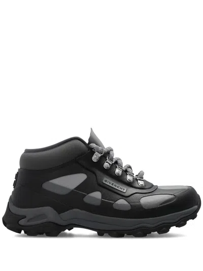 GIVENCHY LACED BOGS RUBBER AND NEOPRENE BOOTS