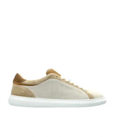 Givenchy G Set Sneakers In Suede In Beige