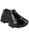 Givenchy Laceless Shiny Rubber Sneaker In Black