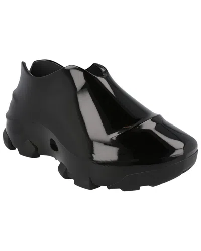 Givenchy Laceless Shiny Rubber Sneaker In Black