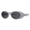 Givenchy Gv40065i02a Oval Frame Sunglasses In ["grey"]