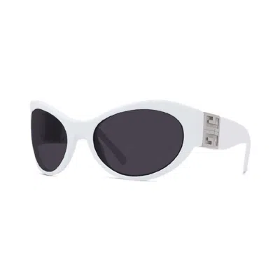 Givenchy Ladies Black Oval Sunglasses Gv40073i 21a In ["grey"]