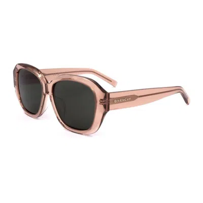 Givenchy Ladies Black Square Sunglasses Gv40075f 42n In ["grey"]