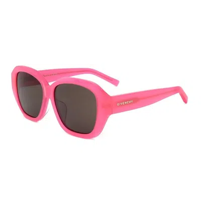 Givenchy Ladies Black Square Sunglasses Gv40075f 75e In ["grey"]