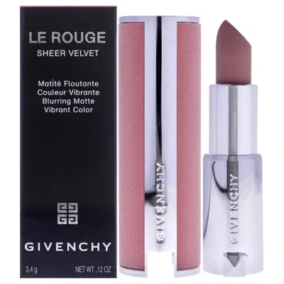 Givenchy Ladies Le Rouge Sheer Velvet Matte Lipstick 0.12 oz 9 Beige Sable Makeup 3274872452565 In Transparent