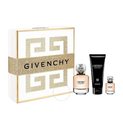 Givenchy Ladies L'interdit Gift Set Fragrances 3274872463165 In Cream / Orange
