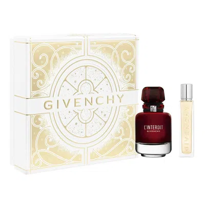 Givenchy Ladies L'interdit Rouge 2pcs Edp Gift Set Fragrances 3274872496941 In Transparent