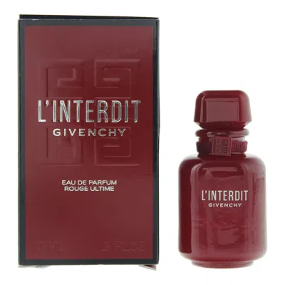 Givenchy Ladies L'interdit Rouge Ultime Edp Spray 0.34 oz Fragrances 3274872456365
